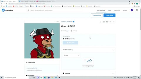 OpenSea Tutorial | How to flip or list an owned NFT for Sale