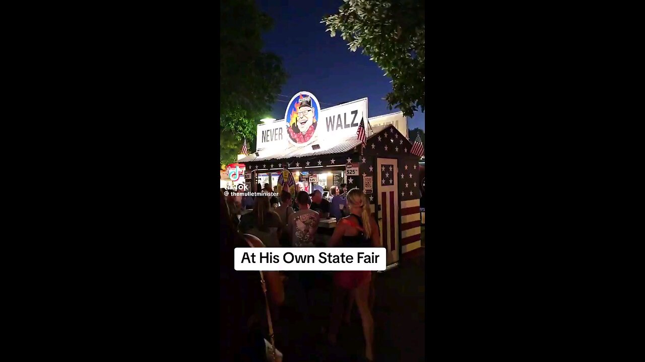 When even the State Fair turns into a 'Never Walz' event, you know Minnesotans have had enough.