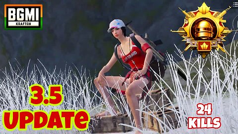 3.5 Update Bgmi Gameplay | 24 Kills Bgmi Rush Gameplay #bgmi #newupdate #pubg #pubgmobile #3.5update