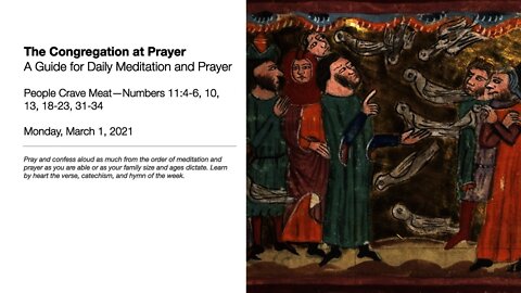 People Crave Meat—The Congregation at Prayer for March 1, 2021