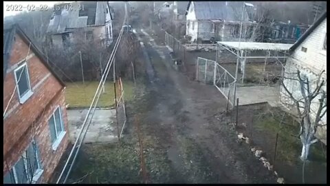 🚨 Shelling of "Grad" near Shchastia caught on CCTV.