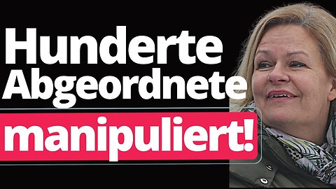 Nancy Faeser: NEUER Überwachungsskandal!@Kolja🙈🐑🐑🐑 COV ID1984