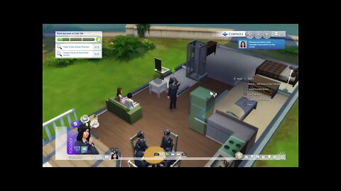Sims 4| Part 13| Officer Mirage works a Crime Scene