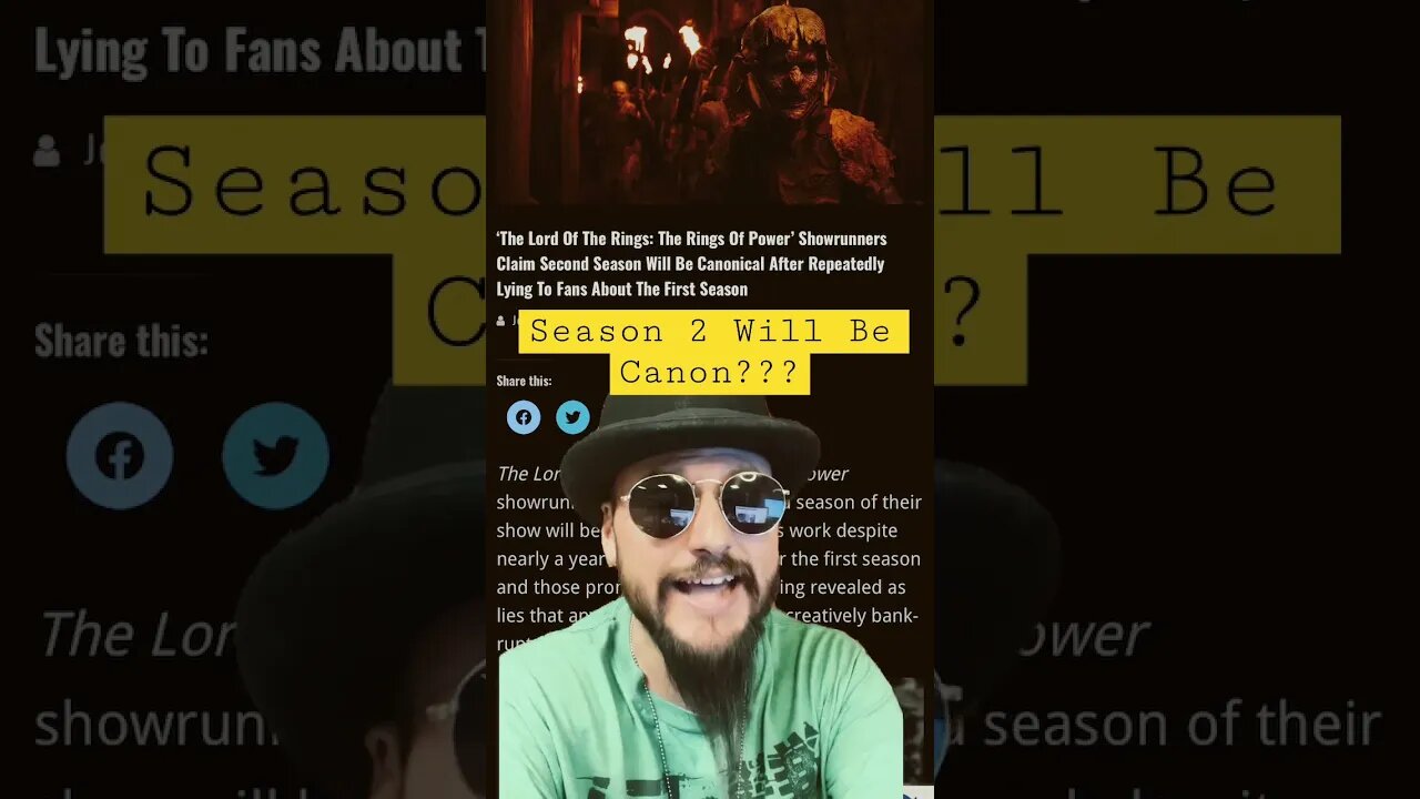 Rings of Power Showrunner Claims Second Season Will Be Canonical!