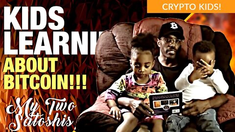 LJ Reads 'Give a Monster a Bitcoin' to the Grandkids!
