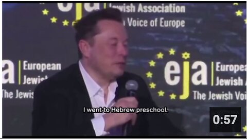 “I’m aspirationally Jewish” - Elon Musk. CRINGE 😬