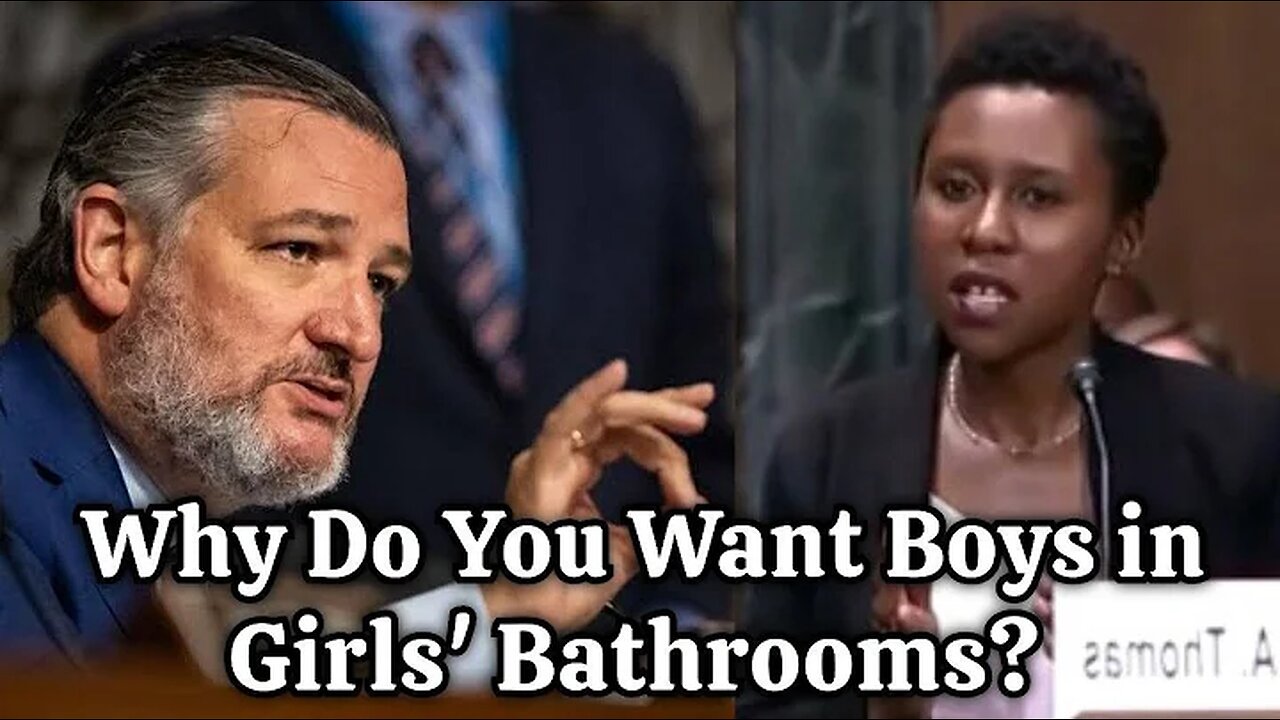 Room ERUPTS as Senator Ted Cruz EXPOSE Transgender Activist to her face