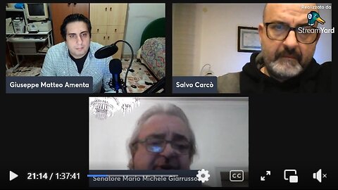 Intervista al senatore Mario Michele Giarrusso, ex M5S adesso Italexit (06/01/2022)