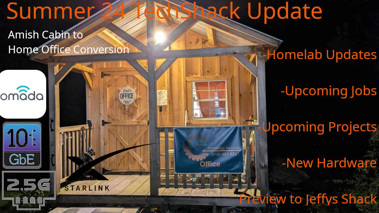 Amish Cabin to MSP Office- TechShack Summer 2024 Updates and Shack Tour