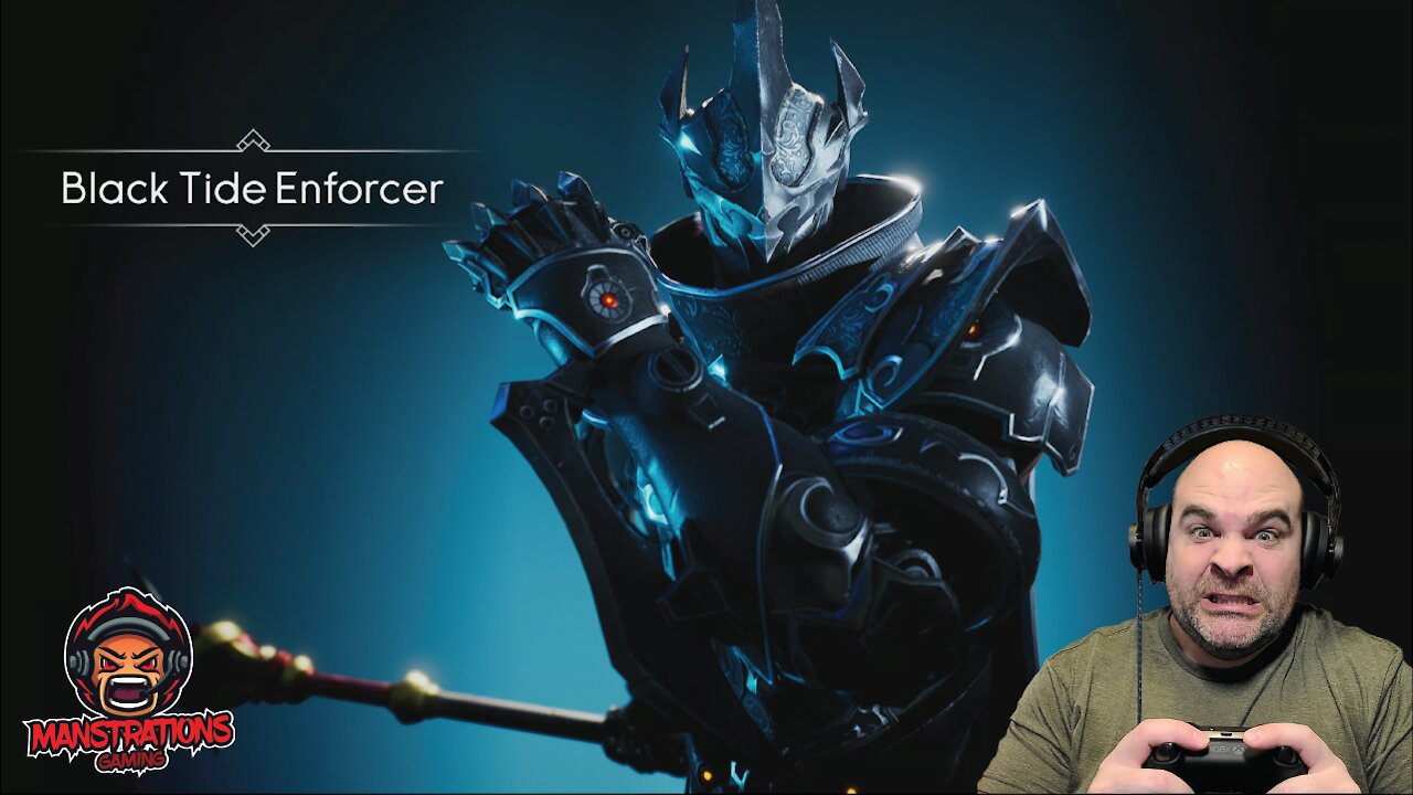 Manstrations Gaming - Epic Games Godfall Hunt the Black Tide Enforcer
