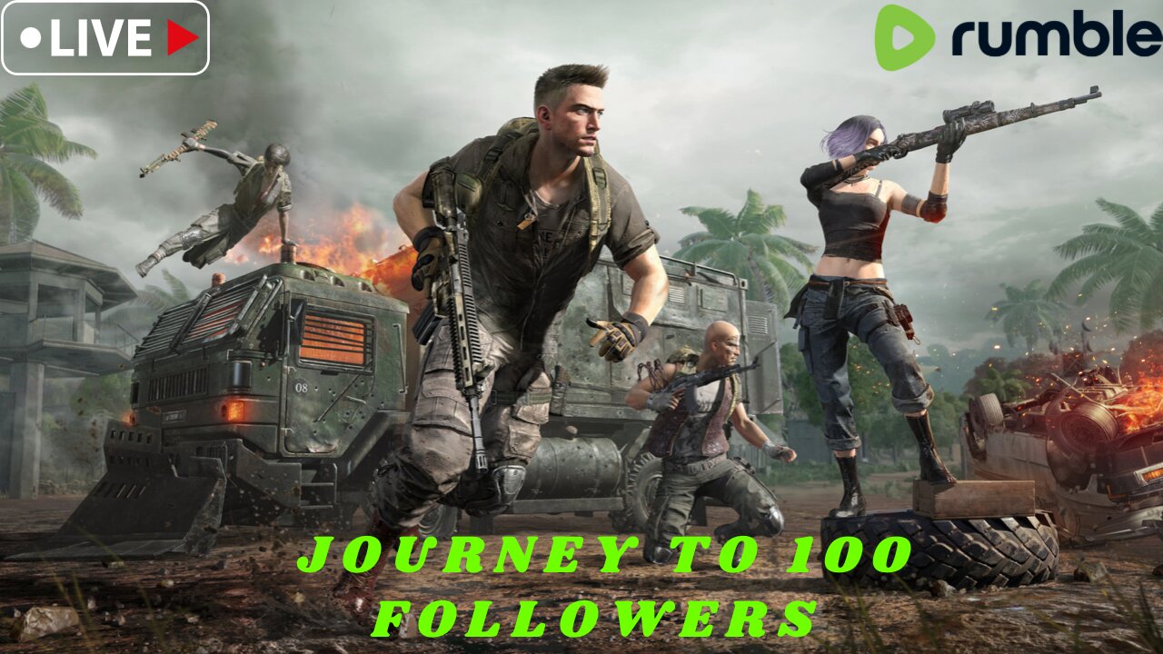 Pubg Mobile Is Live | Upgraded Guns ⭐️ | Close To 100 Followers | #FollowMe | #RumbleTakeOver