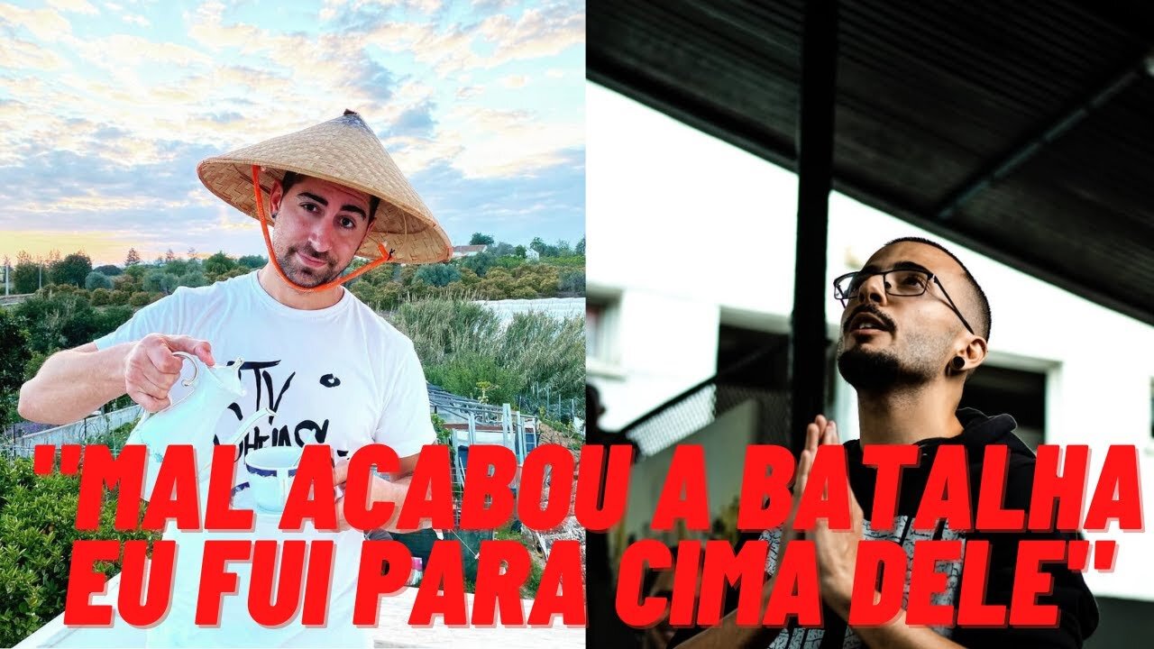 Possesivo "Mal acabou a batalha fui para cima do Sadyko"