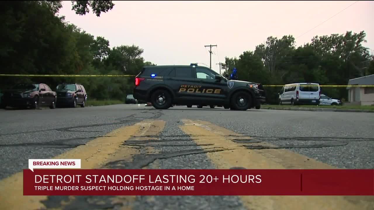 Detroit standoff lasting more than 20 hours