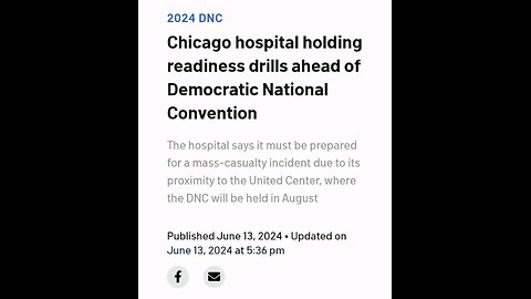 DNC False Flag 2024?