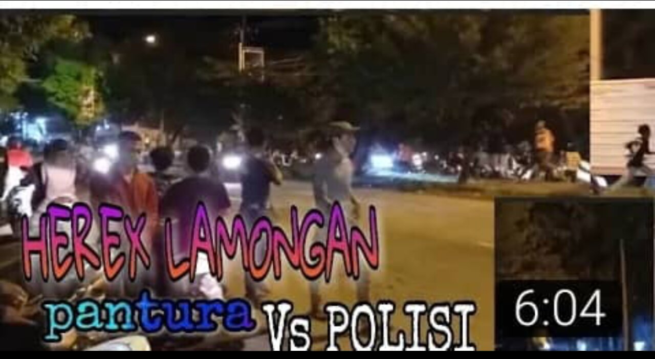 Herex lamongan pantura kucar kacir dikejar polisi 2021