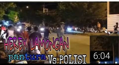 Herex lamongan pantura kucar kacir dikejar polisi 2021