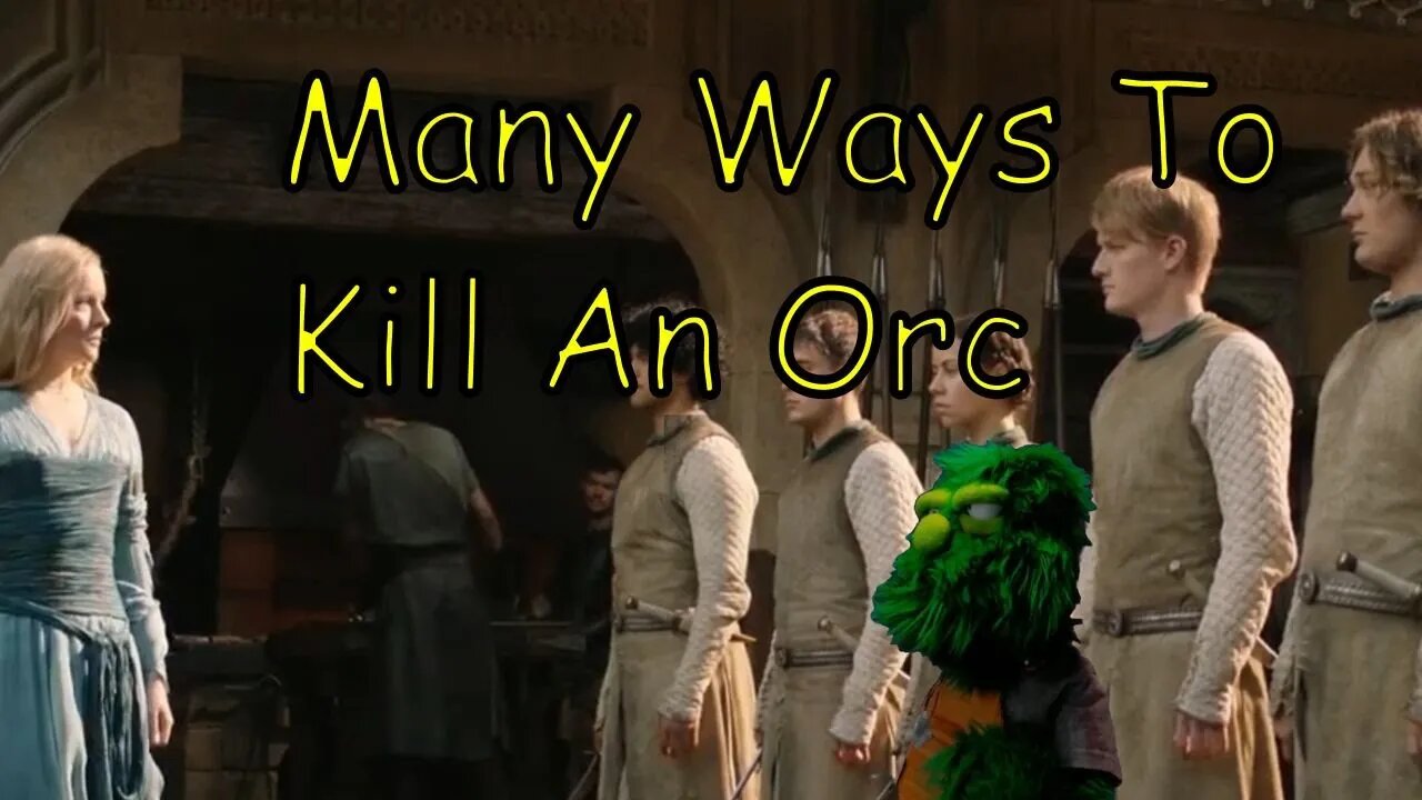 Galadriel: How To Slay an Orc w/ Floral Rings of Power