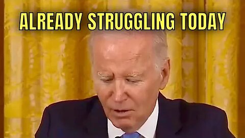 It’s early Monday, and Joe Biden is ALREADY A MESS…