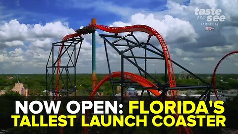 Florida's tallest launch coaster 'Tigris' opens at Busch Gardens | Taste and See Tampa Bay