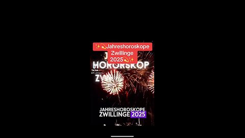 Jahreshoroskop 2025 für Zwillinge