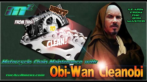 M2: Chain Work: MOTORCYCLE CHAIN MAINTENANCE TECH CLEAN AND LUBE WITH OBI-WAN CLEANOBI