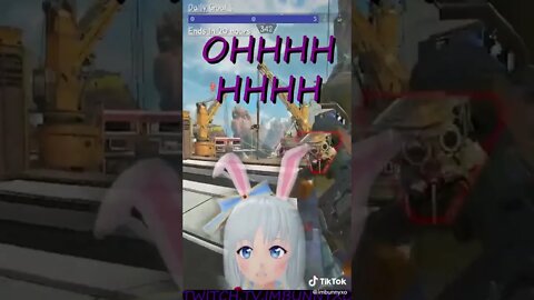 HAAAA I DID THE 1V3 EVEN THO I SUCK 🐇 #shorts #short #vtuber #bunny #envtuber #apexlegnds