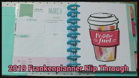2019 Frankenplanner Flip Through #flipthroughvideo #frankenplanner #supermom