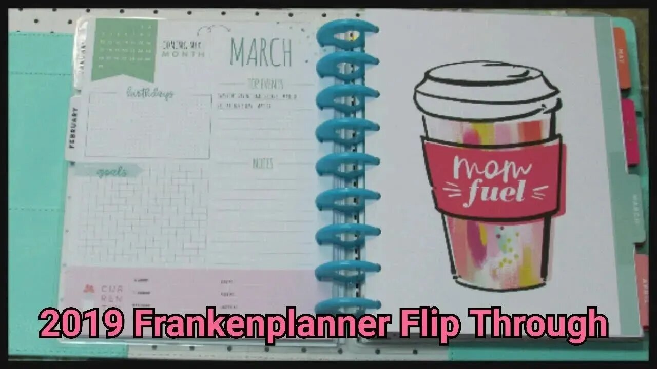 2019 Frankenplanner Flip Through #flipthroughvideo #frankenplanner #supermom