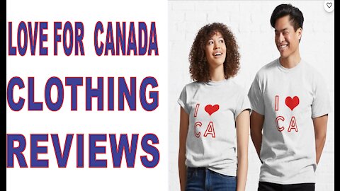 Canada Love Pattern Clothing Reviews