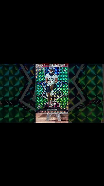 2022 Mosaic Football Blaster Box x3 | Just the HITS (Football Card Opening)