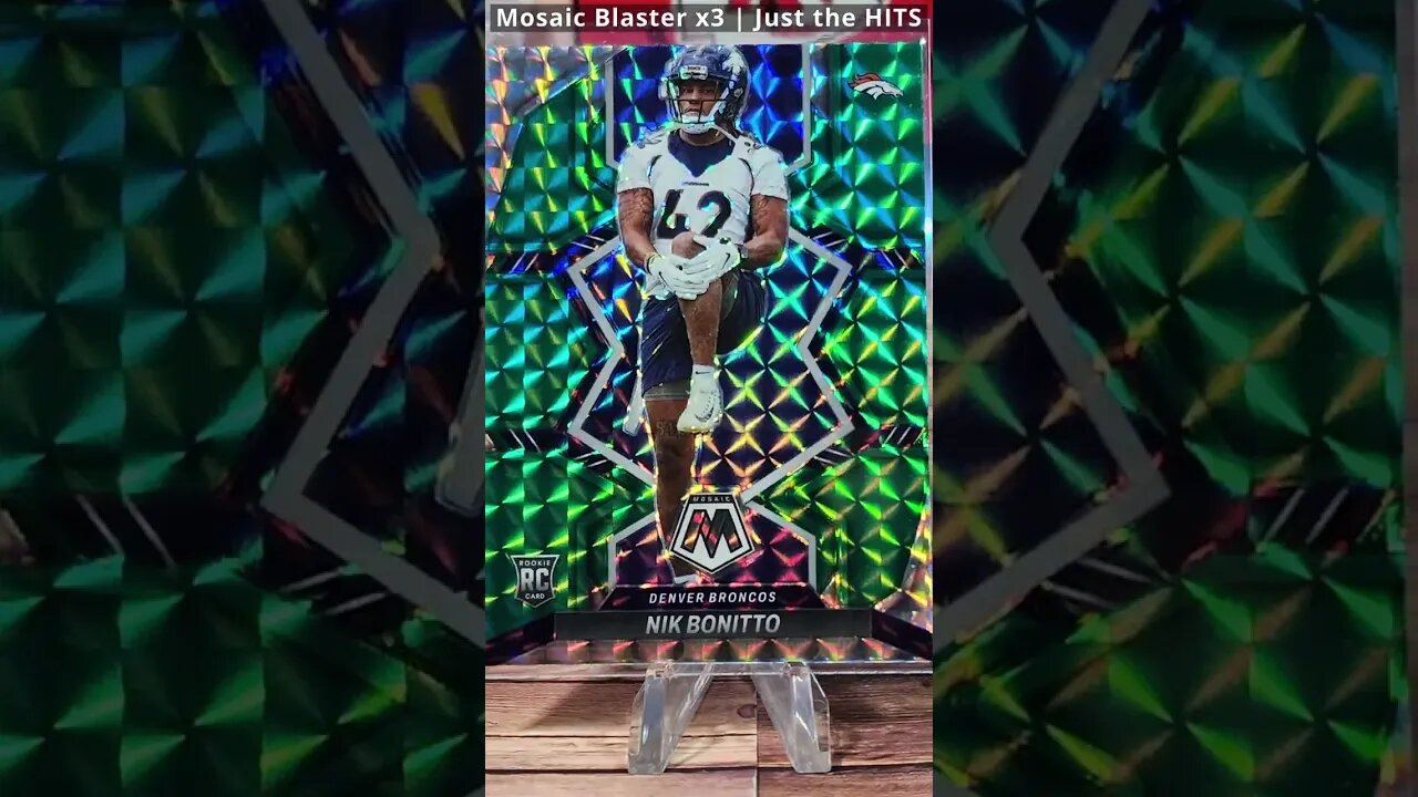 2022 Mosaic Football Blaster Box x3 | Just the HITS (Football Card Opening)