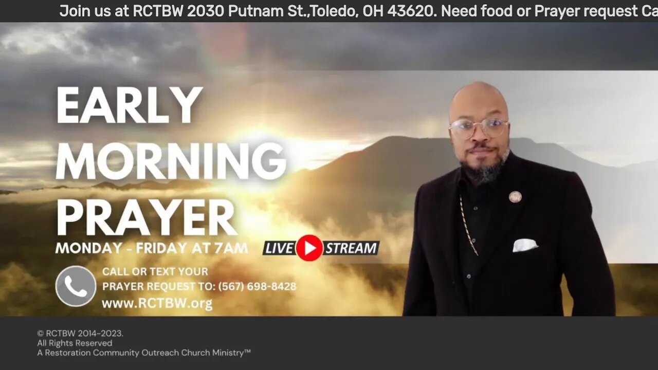 Early Morning Prayer 7AM EST M-F 091523