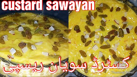 "Dreamy Dessert Delight: Explore the Viral Creamy Custard Sawayan Recipe لذیذ کسٹرڈ سوئیاں ریسپی