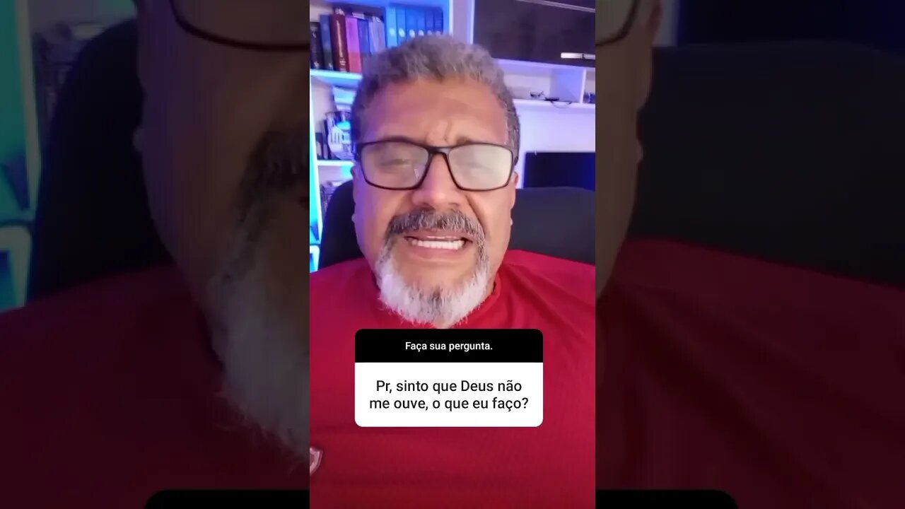 #shorts Pergunta: Pr, sinto que Deus não me ouve, o que eu faço?
