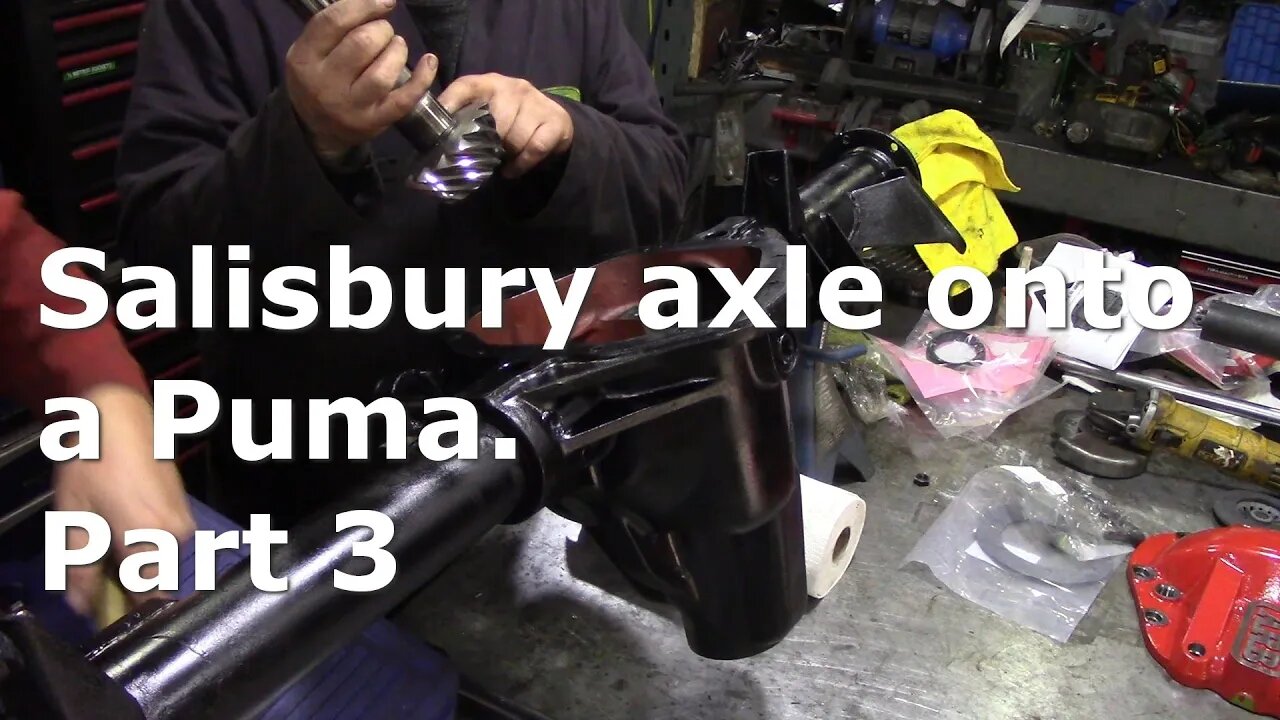 Salisbury axle onto a Puma Part 3