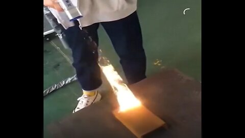 Genius work ! usage of a welding laser machine