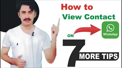 View contact on whatsapp and 7 More tips|Whatsapp Tricks|Sadar Khan Tv