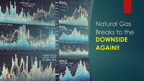 Natural Gas breaks to the downside AGAIN