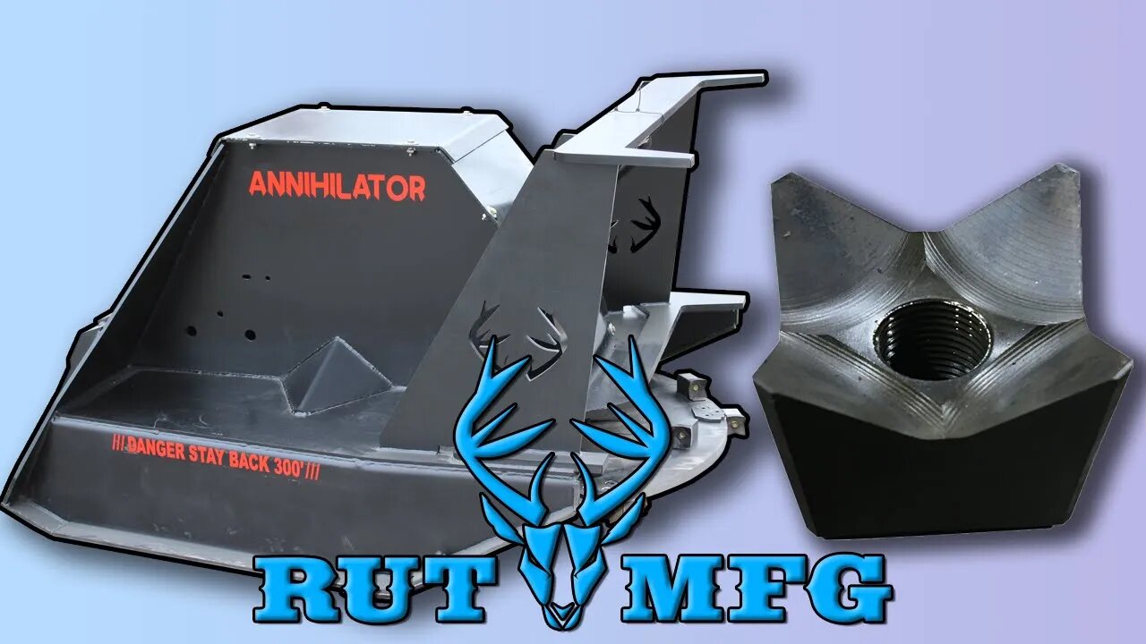 Rut MFG Annihilator Disc Mulcher In Action