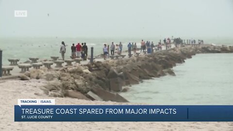 Treasure Coast spared from major impact of Tropical Storm Isaias