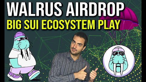 Walrus Airdrop - Developed by the #sui team!! Very early!! #crypto #airdrop