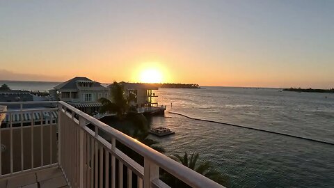 Time Lapse Sunset Over Sunset Key