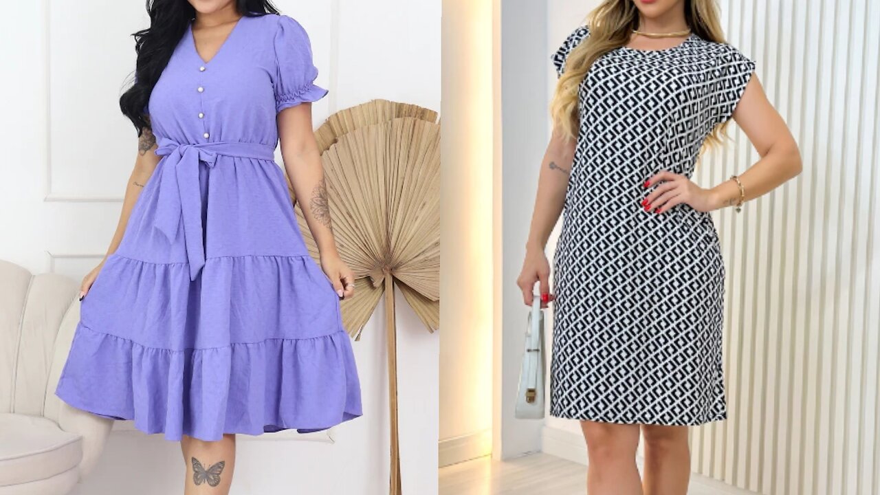 Inspiração Vestido Modesto e Simples