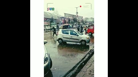 #snowfall_in_kashmir @how_snow_falls_in_kashmir