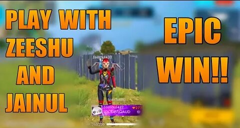 Free Fire : EPIC WIN! Total 24 Kills SQUAD Match Best Highlights Gameplay