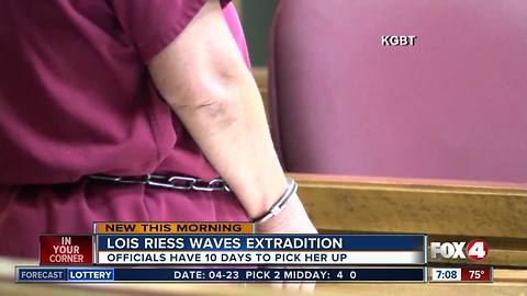Lois Riess waives extradition