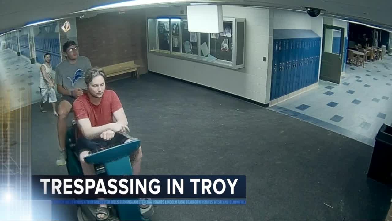 3 men cause $1,200 in damage at a Troy high school