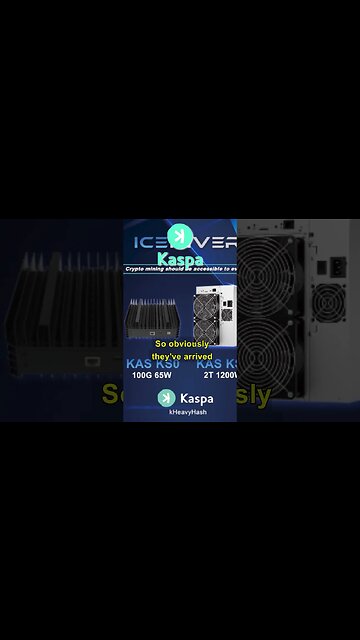 IceRiver KS0 Are Arriving For Miners
