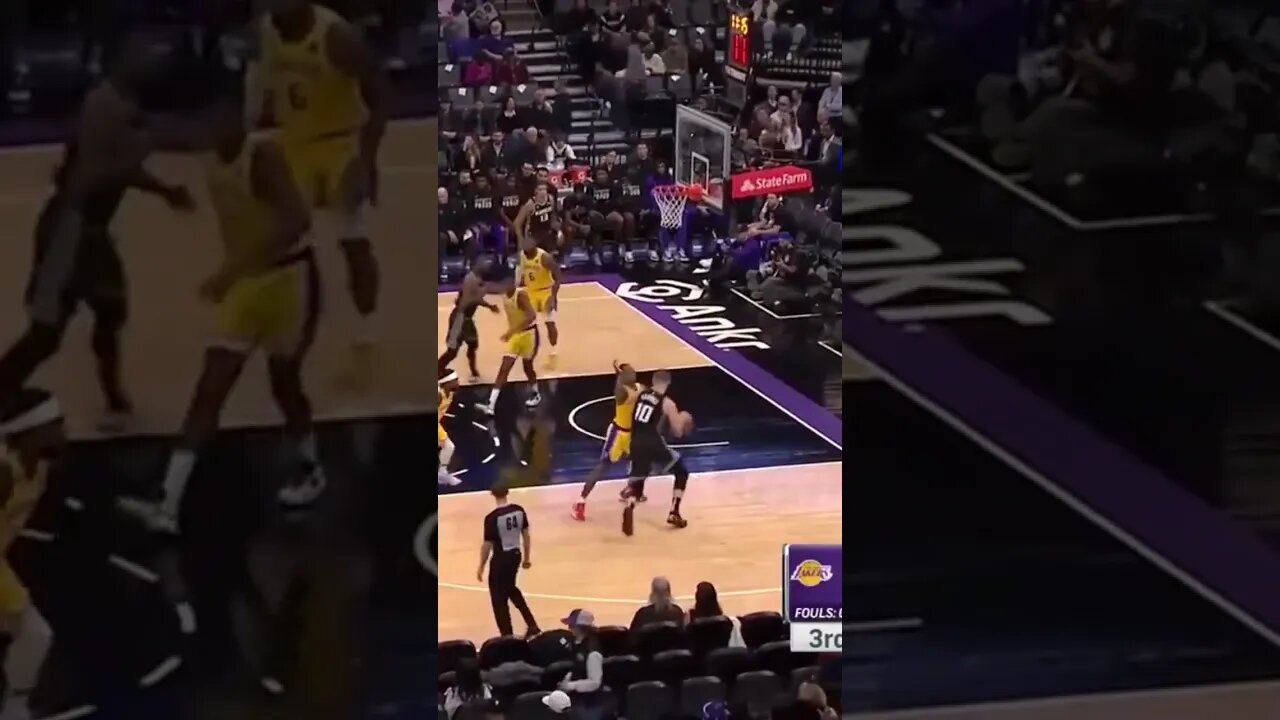 Sabonis Post Dunk(Nba Clipz)#shorts