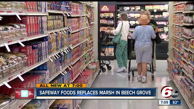 Safeway foods replaces Marsh in Beech Grove